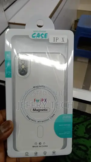 HD Transparent Magnetic Wireless Charging Case for iPhone X