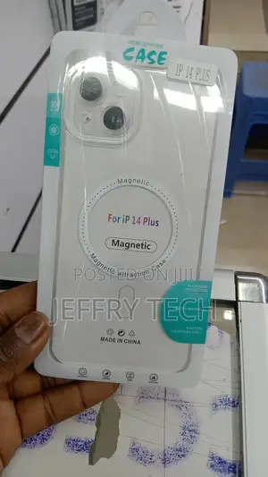 Strong Magnetic Clear for iPhone 14 Plus Case [Crystal Clear