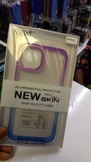iPhone 13 (6.1) Mix Color Full Cover Anti Yellow Tpu Pc Clea