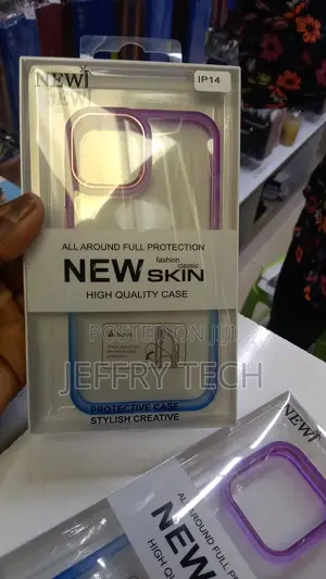 Transparent Skin Silicone Phone Cover for iPhone 14