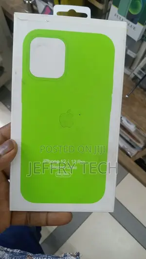 Neon Green iPhone 12 Pro Silicone iPhone Case