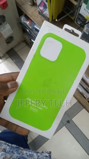 Neon Green iPhone 12 Pro Silicone iPhone Case