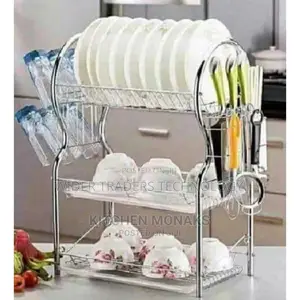 3 Tier Stainless Dish Rack