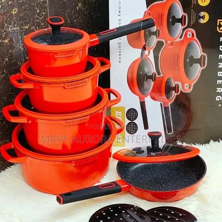12pcs Eden Berge Cooking Pots (Fastest)