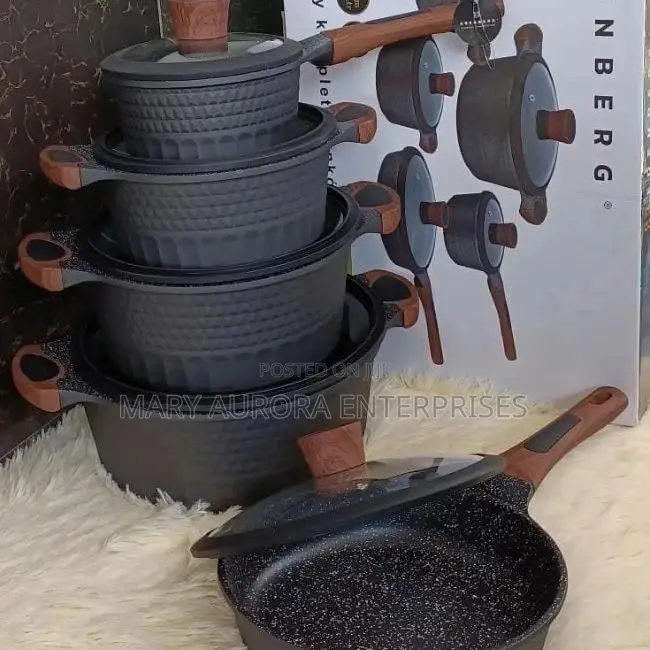 12pcs Eden Berge Cooking Pots (Fastest)