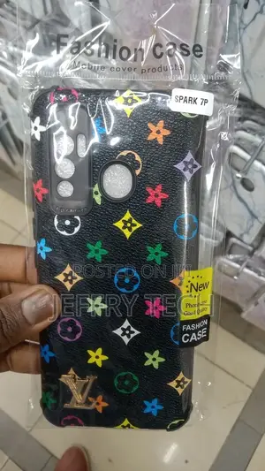 Back Cover for TECNO Spark 7 (Multicolor, Shock Proof, Sil