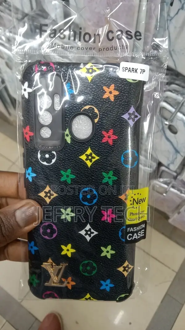 Back Cover for TECNO Spark 7 (Multicolor, Shock Proof, Sil