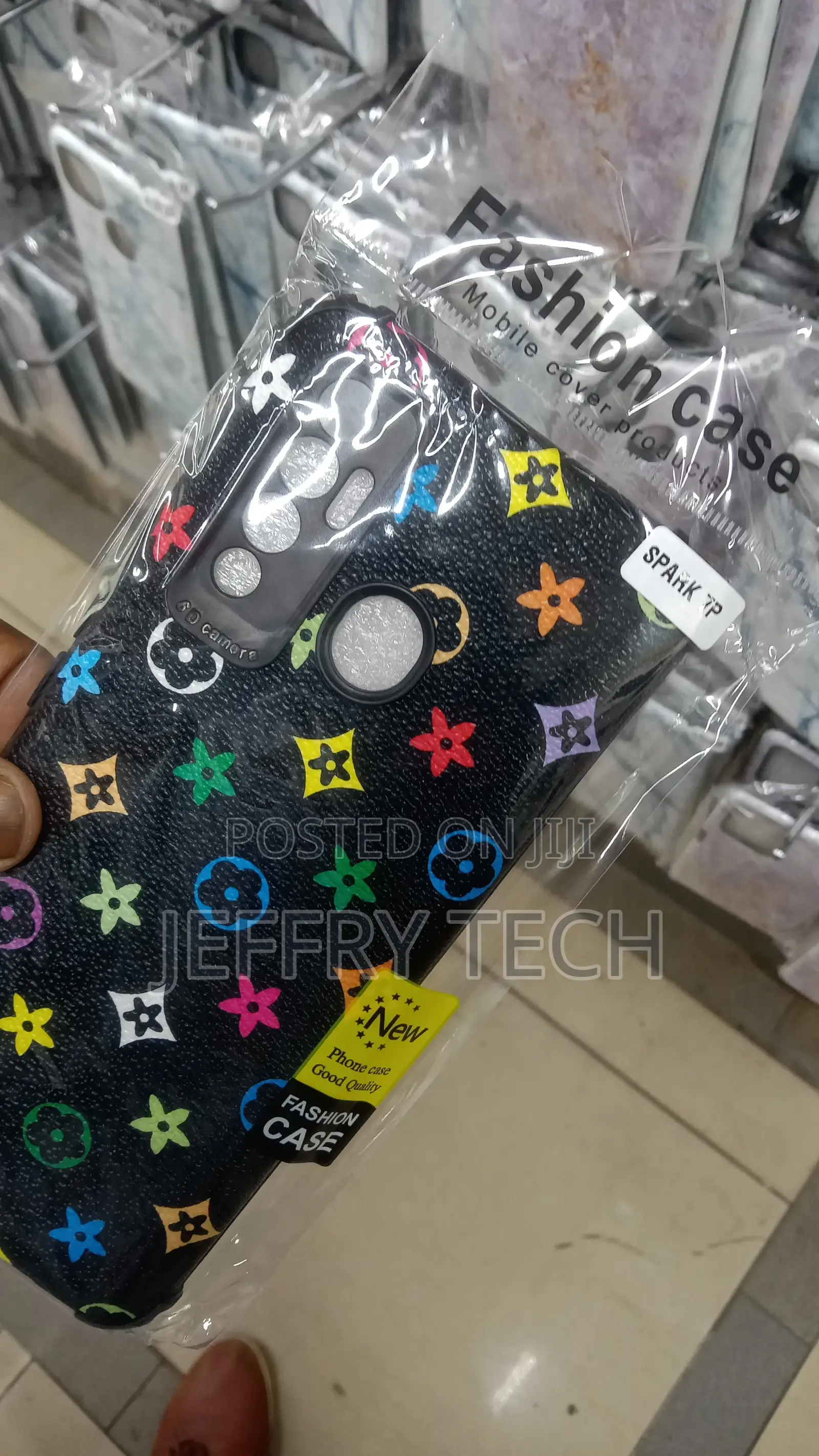 Back Cover for TECNO Spark 7 (Multicolor, Shock Proof, Sil