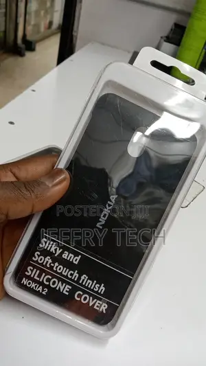 Black TPU Silicone Protection Case Cover for Nokia 2
