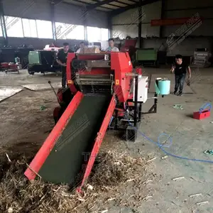 Straw Baling Machine Feed Storage Round