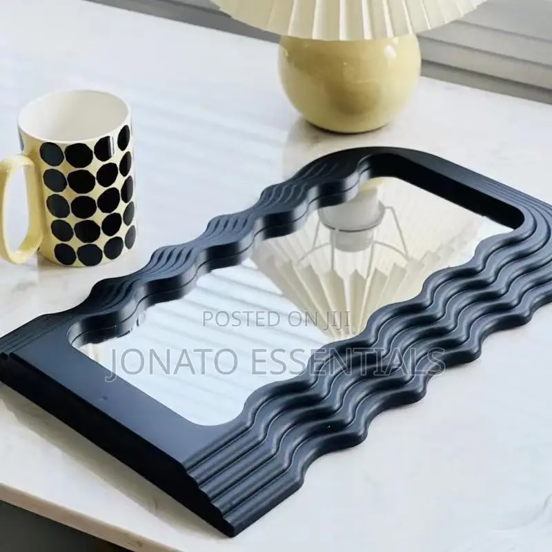 Wavy Aesthetic Mirror - Decorative Wall Tabletop Mirror
