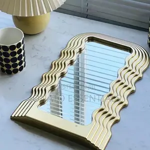Wavy Aesthetic Mirror - Decorative Wall Tabletop Mirror