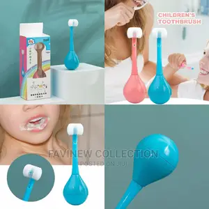Lovely Three-Sided Kids Toothbrush