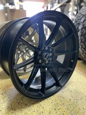 Black 18 Inch Offset Staggered Rims