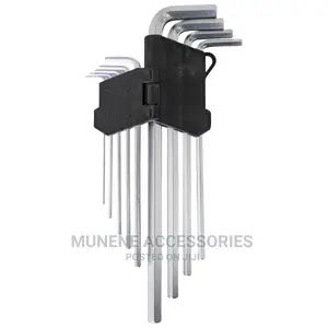 9PC Piece Allen Wrench Hex Key Set Inch/Sae Metric