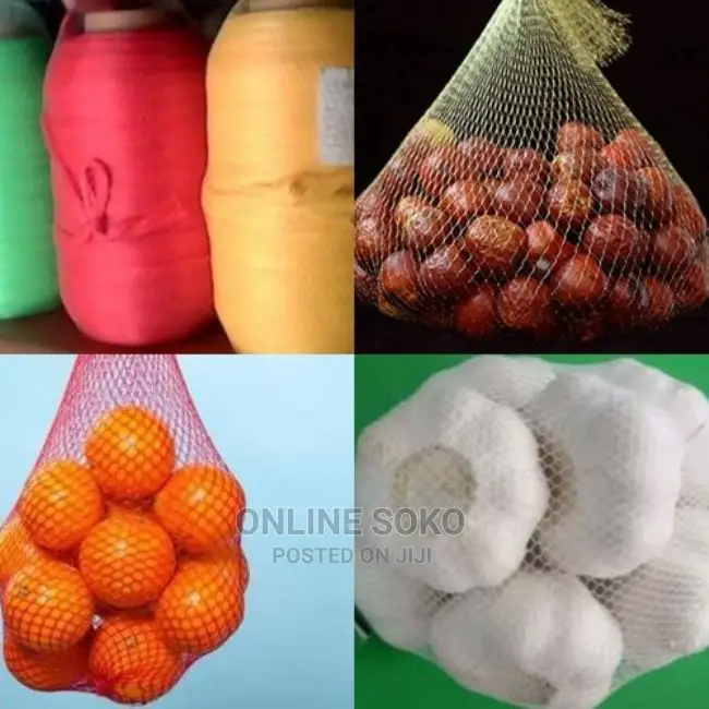 Multipurpose Fruit Vegetable Mesh Net Bags - 100 Pcs