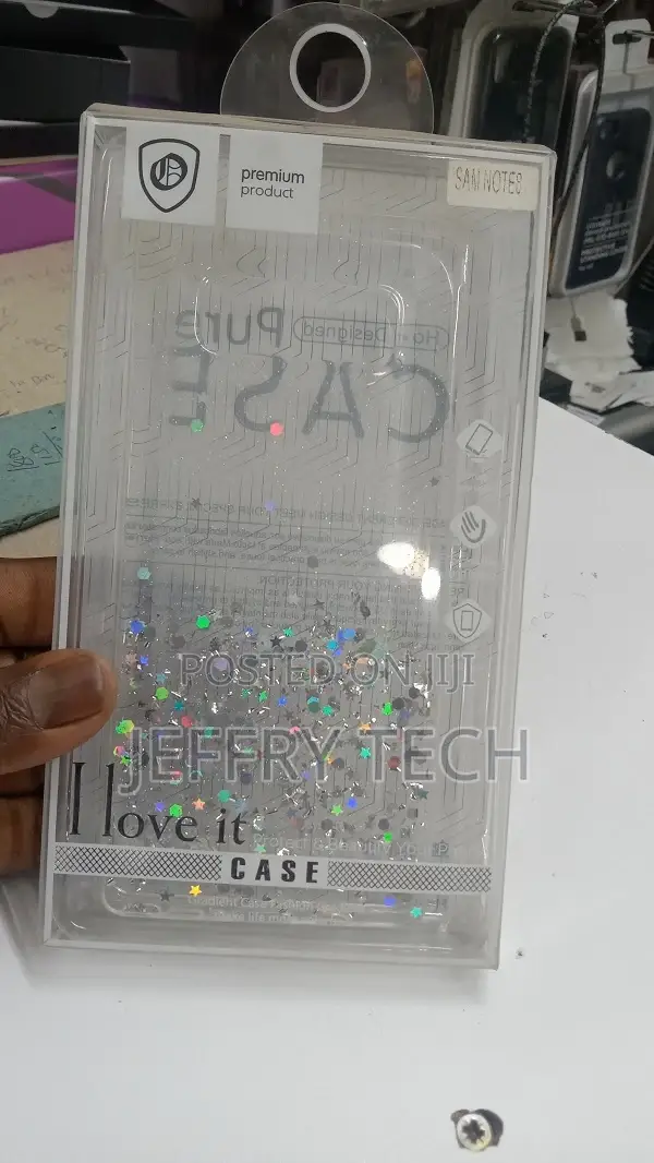Samsung Galaxy Note 8 Case Liquid Crystal Glitter