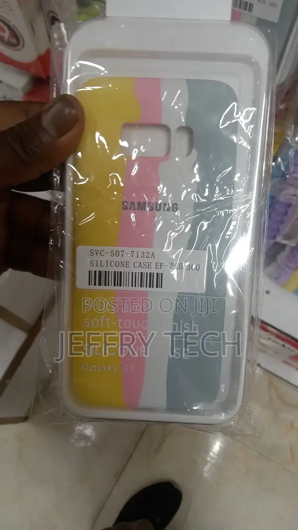 Mobile Back Cover for Samsung Galaxy S8 Wave Rainbow