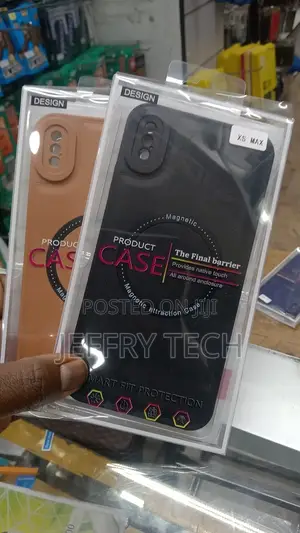Magsafe Hybrid Leather Magnetic Case for iPhone XS Max