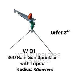 High Pressured 360°Rain Gun Sprinkler With Stand