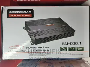 Boschmann 4 Channel 8000 Watts Powerful Amplifier