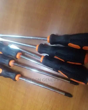 Screwdriver Set, Rubber Handle