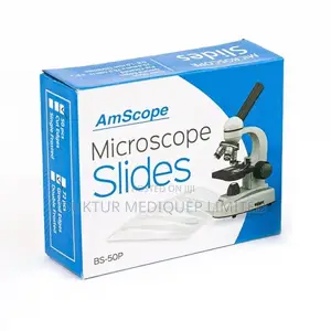 Blank Microscope Slide Ground Edges Pre-Cleaned 50pcs