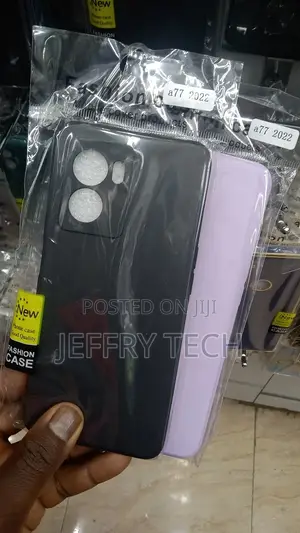 Soft Silicone Back Cover Case Oppo 5G / Oppo A77 / Oppo