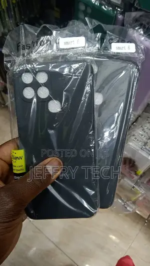 Phone Case Infinix Smart 6 Back Cover Ultra Thin Smooth Sili