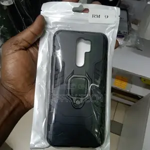 Back Cover for Redmi 9 Metal Ring Case With Luxury
