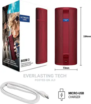Logitech Ultimate Ears Boom 3 Wireless Bluetooth Speaker