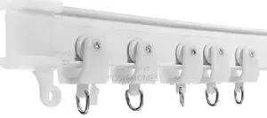 1M Straight PVC Curtain Rails