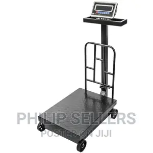 Industrial Scale With 45x60 Cm Platform 500 Kg With Wheels