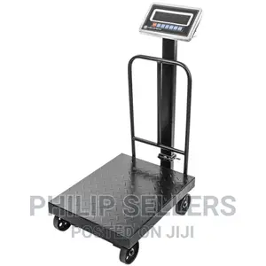 Industrial Scale With 40x50 Cm Platform 200 Kg With Wheels