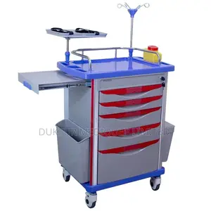Medical Crash Cart For Hospital - Emergency Rolling Cart