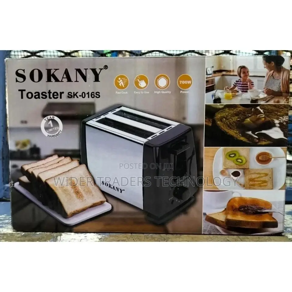 Sokany Electric 2 Slice Bread Toaster