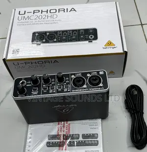 2channel Behringer Umc 202 Hd Studio Soundcard
