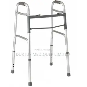 Two-button Folding Walker (Walking Frame Without Wheels)