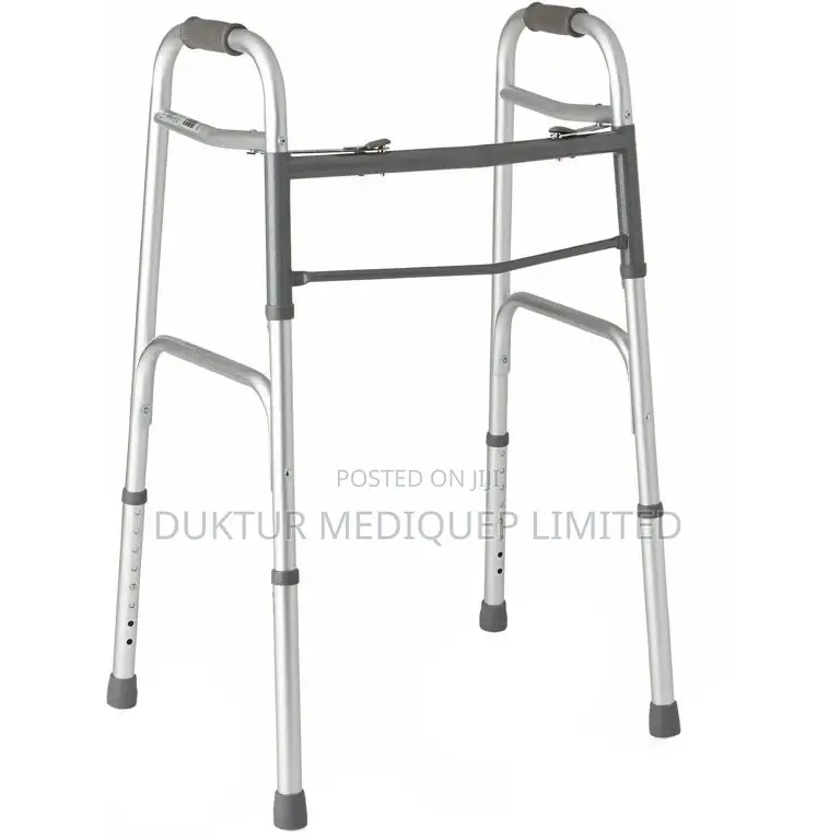 Two-button Folding Walker (Walking Frame Without Wheels)