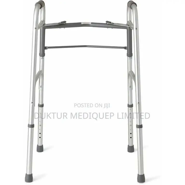 Two-button Folding Walker (Walking Frame Without Wheels)