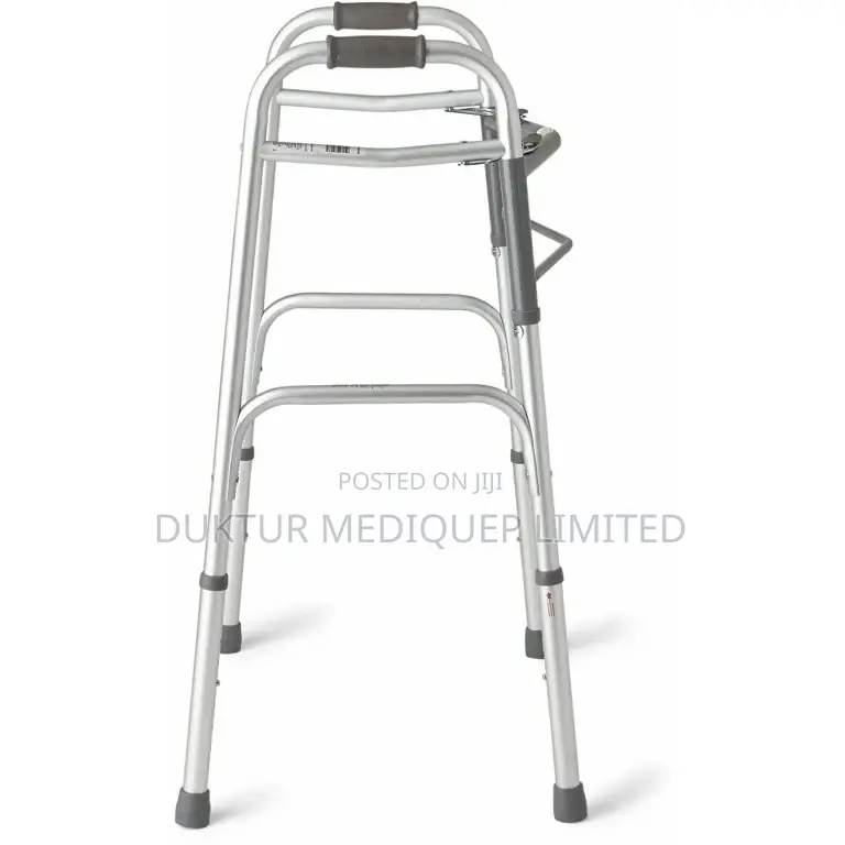 Two-button Folding Walker (Walking Frame Without Wheels)