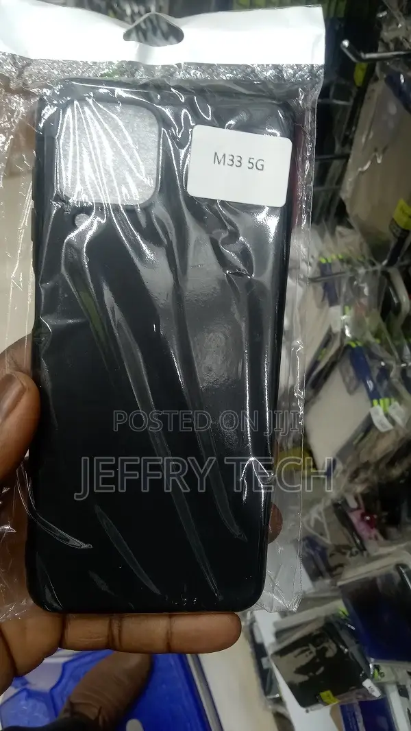 Back Case Silicon Samsung Galaxy M33 5G Black