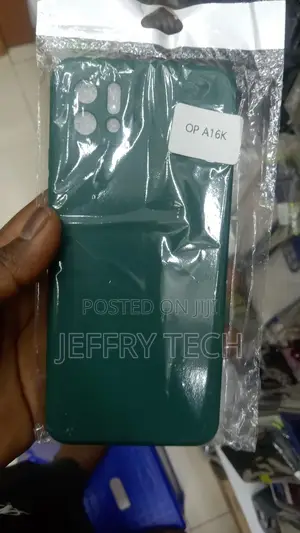Oppo A16K Back Cover [Matte Soft Silicon Flexible]