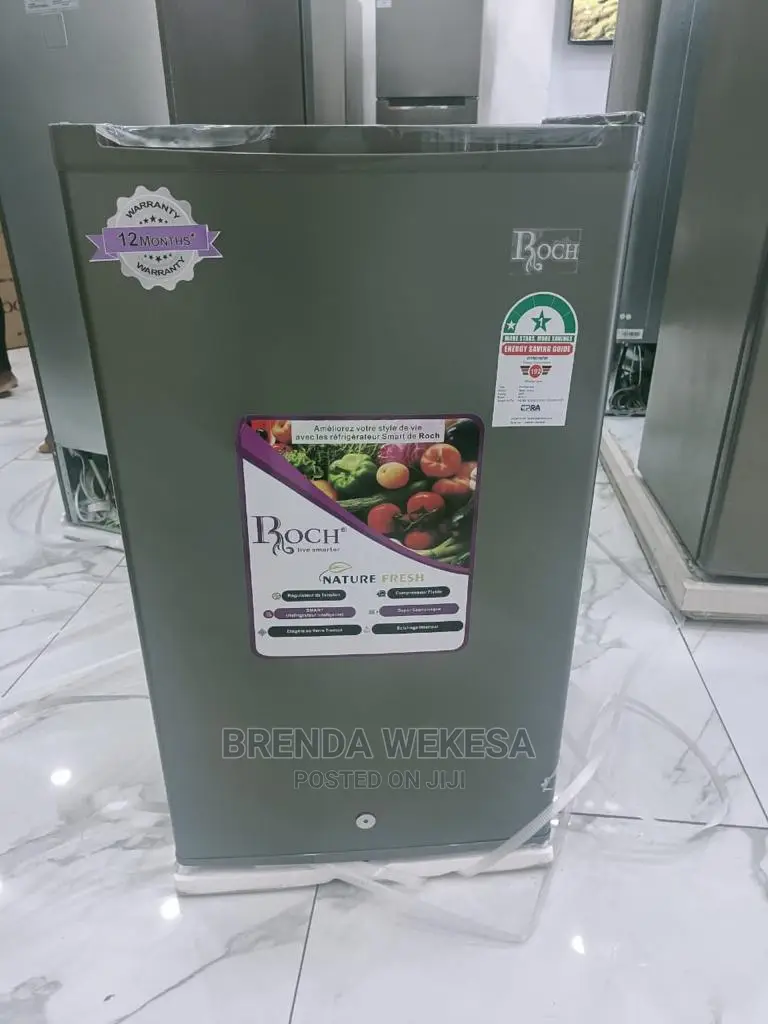 Roch Single Door Refrigerator - 90l - Silver