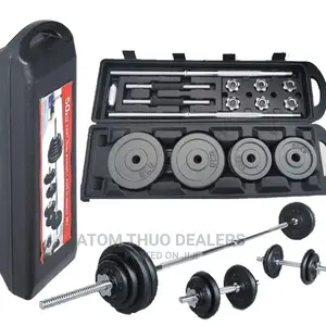 Generic 50 Kg Adjustable Dumbell to Barbell Weight
