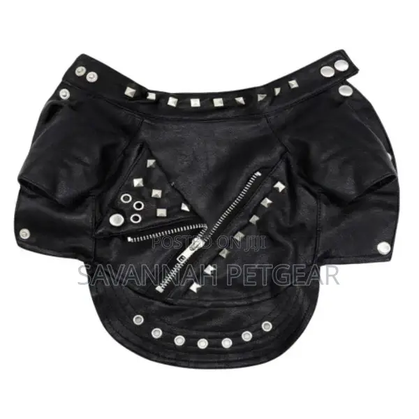 Punk Leather Cat Jacket for Cats Dogs