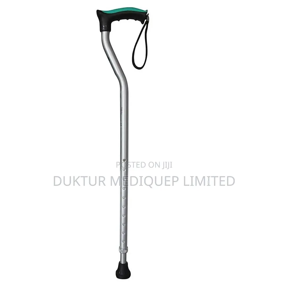 Walking Stick (Soft Top Handle)-L07 Silver/ Black