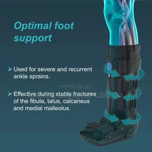 Tynor Walker Boot Air, Black, 1 Unit, Long