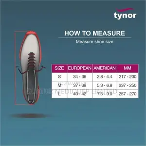 Tynor Walker Boot Air, Black, 1 Unit, Long