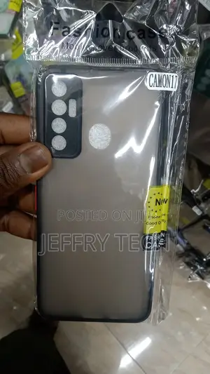 Tecno Camon 17 Smoke Matte Phone Cases Color Borber Shoc